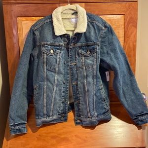 Old Navy Sherpa lined Jean jacket